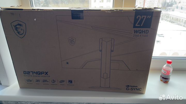 Монитор MSI Optix G274QPX 27 дюймов 240 Гц