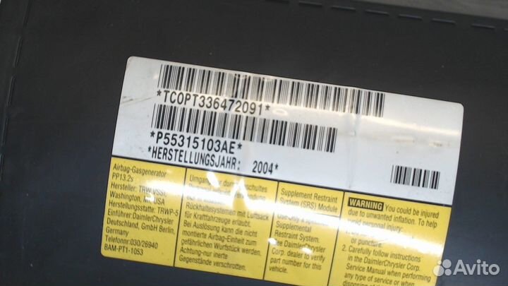 Airbag пассажира Jeep Liberty, 2005