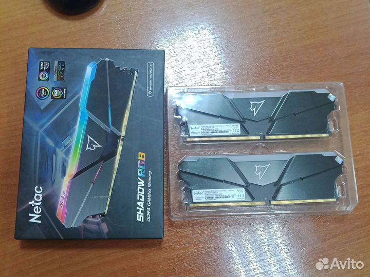 Комплект памяти 32 (2x16) Гб ddr4 3200 Netac
