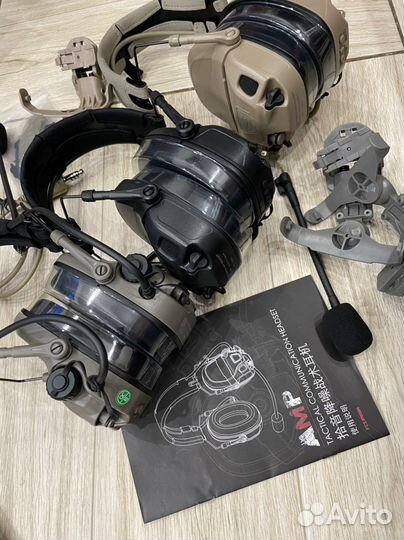 Тактические наушники AMP FCS FMA