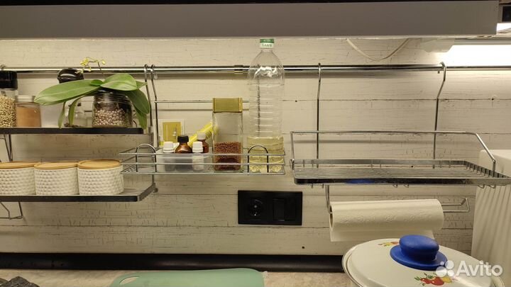 Большая полка для рейлинга