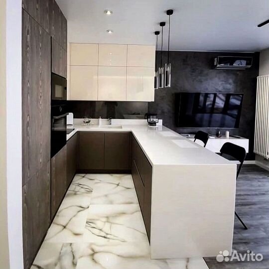 Кухня современная на заказ. Доставка и сборк