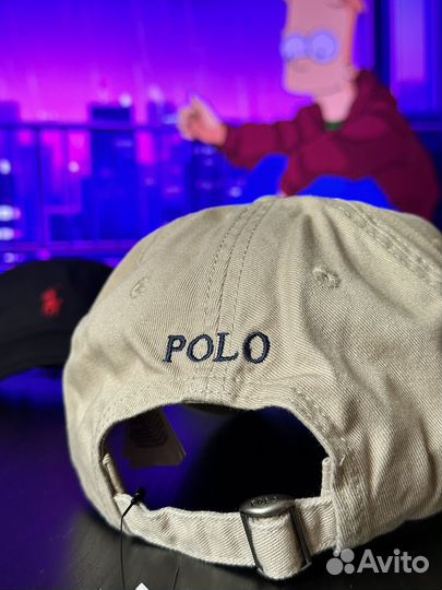 Новая кепка Polo Ralph lauren бежевая