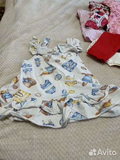 Вещи на лето пакетом для девочки 62-68