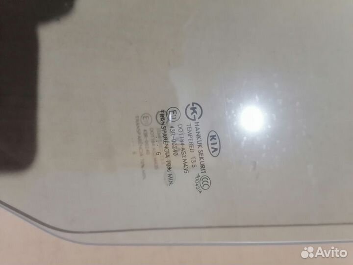 Стекло двери передней левой KIA Carens 2006-2012