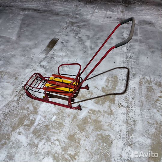 Детские санки с колесами