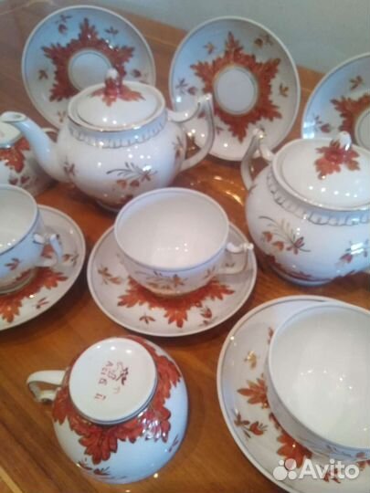 Сервиз чайный Вербилки Барбарис Терракот