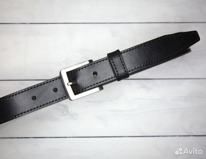Ремень мужской кожаный ручной работы