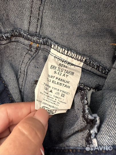 Джинсы для мальчика от 3 мес до года