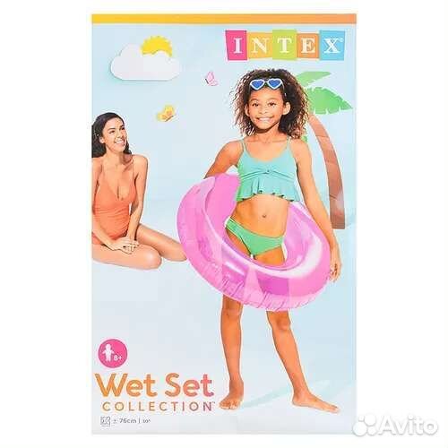 Круг для плавания, d76 см, от 8 лет, intex