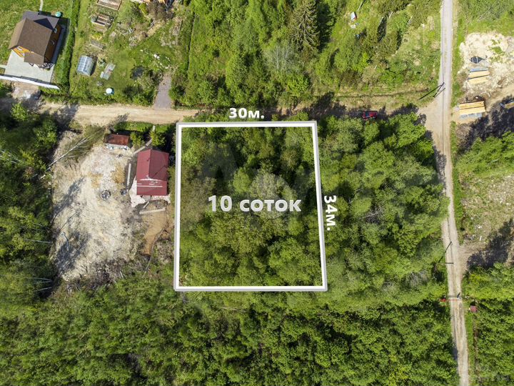 Участок 10 сот. (СНТ, ДНП)