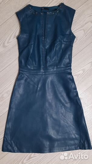 Платье кожаное (экокожа)