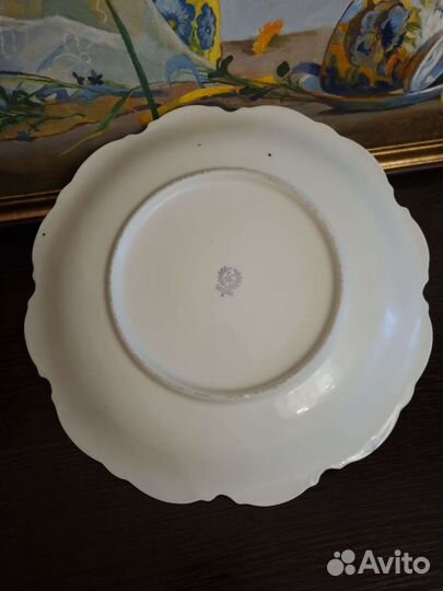 Блюдо тарелка для сервировки большое фарфор