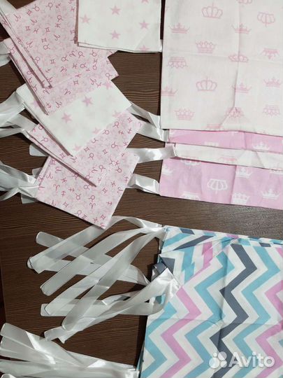 Новые бортики в кроватку