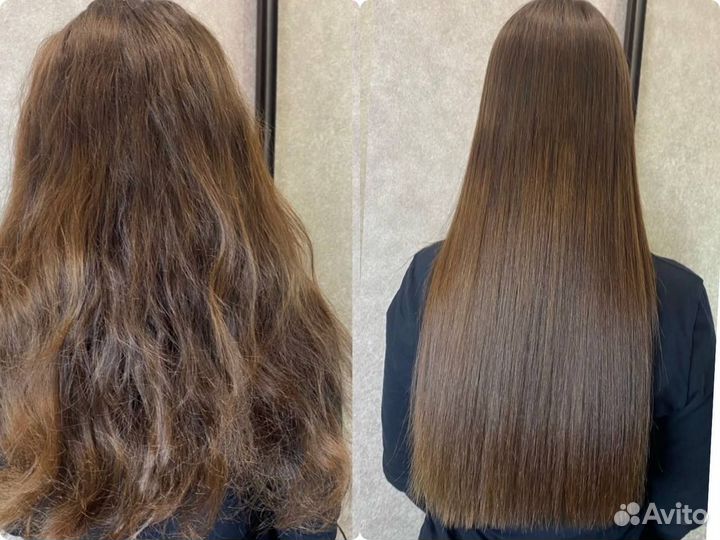 Кератиновое выпрямление