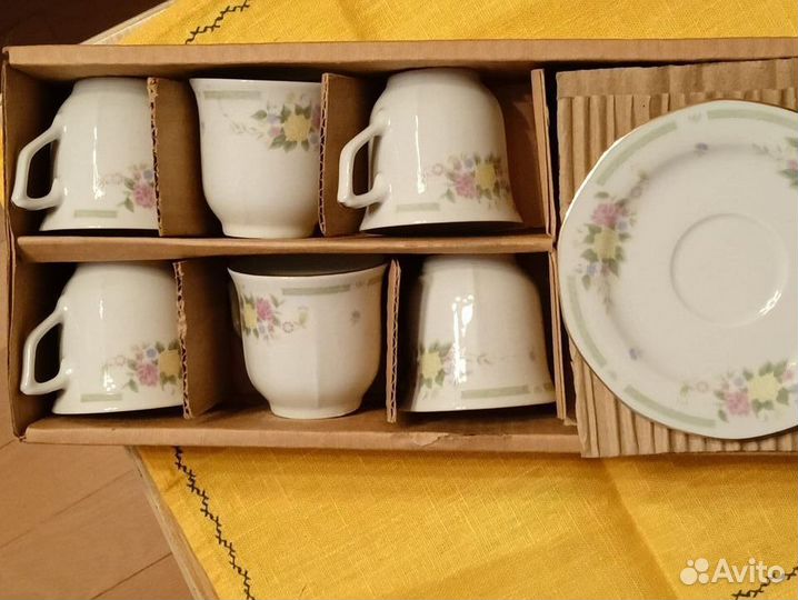 Кофейный,Чайный сервиз Luminarc,Венгрия,Вербилки