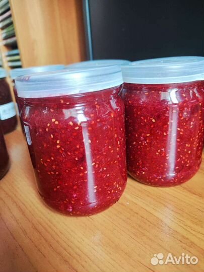 Малиновое варенье не вареное и клубничное