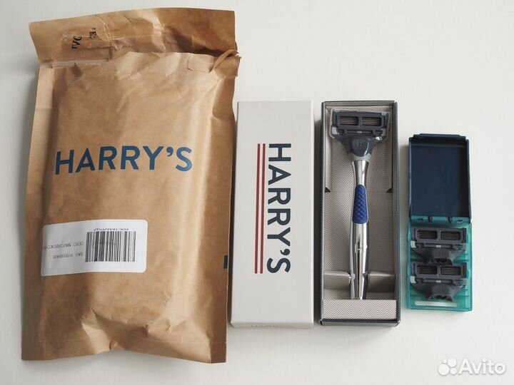 Набор для бритья Harry's станок и 3 кассеты