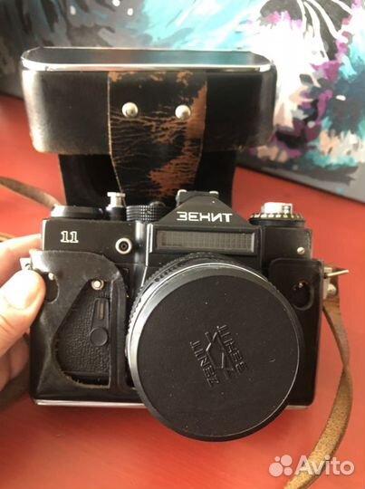 Пленочный фотоаппарат зенит 11 с Helios