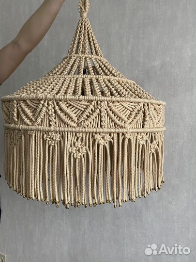 Люстра потолочная дизайнерская, абажур