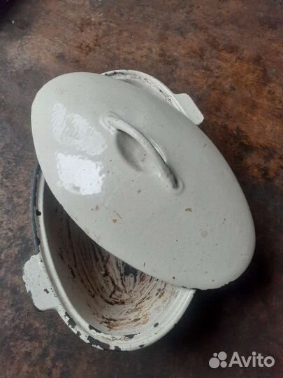 Латка чугунная СССР (утятница)