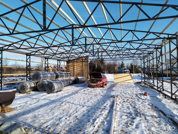 Ангар Склад Прямостенный 11 метров