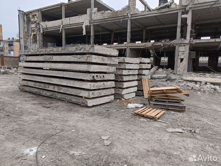 Плиты перекрытия пустотные бу