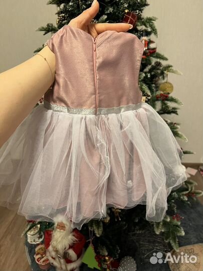 Новогоднее платье для девочки 86 92