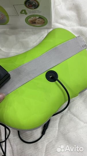 Массажная подушка для шеи и спины с ик прогревом