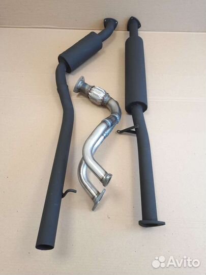 Выхлопная тюнинг система на Ока