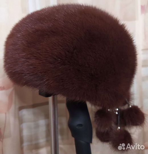 Шапка норковая женская