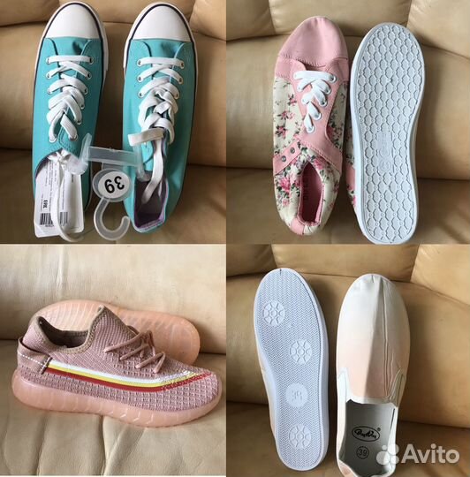 Новая обувь кеды лоферы слипоны туфли