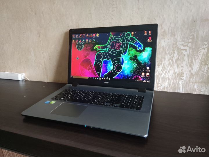 Большой ноутбук Acer 17.3 E5-771G Nvidia