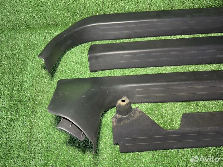 Накладки порогов w220 long