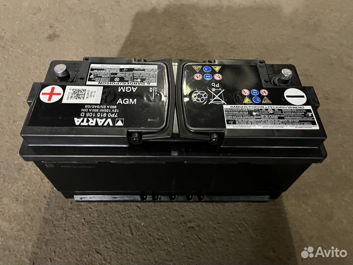 Аккумулятор Varta AGM 105 Ah