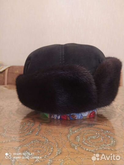 Меховая мужская кепка