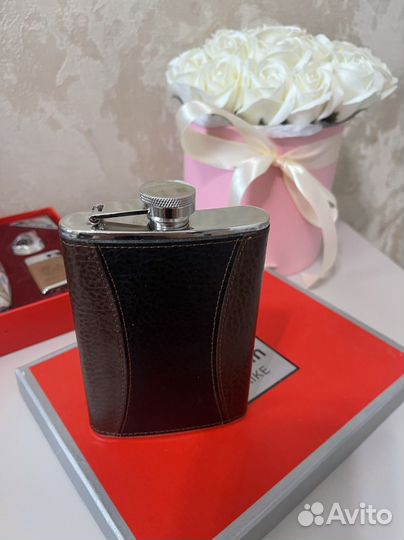Фляжка для алкоголя подарочная, s.quire