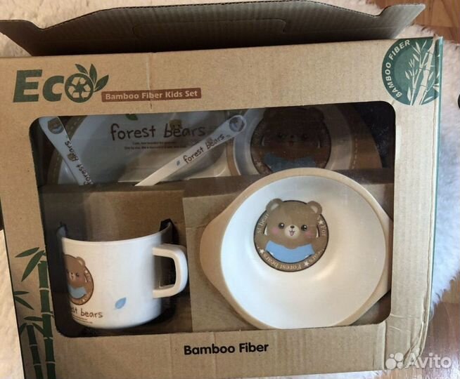 Набор бамбуковой посуды