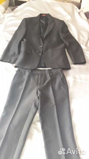 Школьный костюм брюки и пиджак рост 152