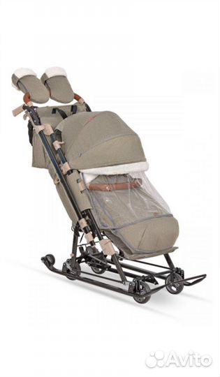 Санки коляска nika детям 7-8