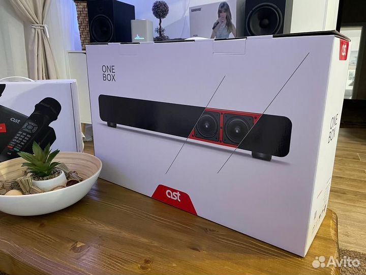 Ast onebox - караоке с колонками и микрофонами