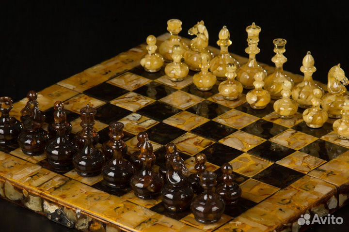 Янтарные Шахматы Янтарь Шахматы из Янтаря Русские