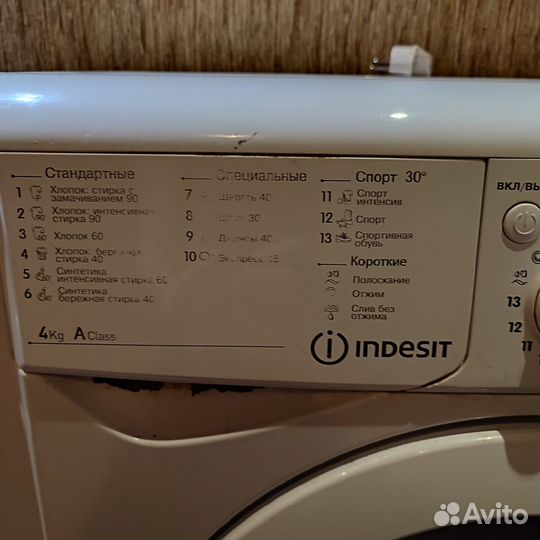 Стиральная машина indesit узкая