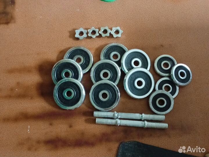 Гантели разборные 30 кг бу