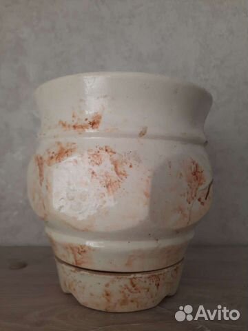 Керамический цветочный горшок
