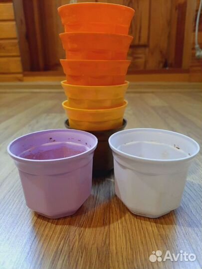 Цветочные горшки б/у