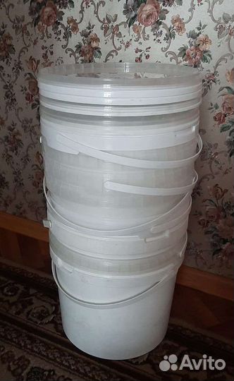 Ведро пластиковое с крышкой 10л