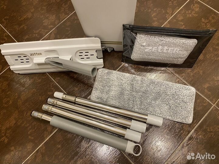 Швабра с отжимом и ведром Zetter M 10 л