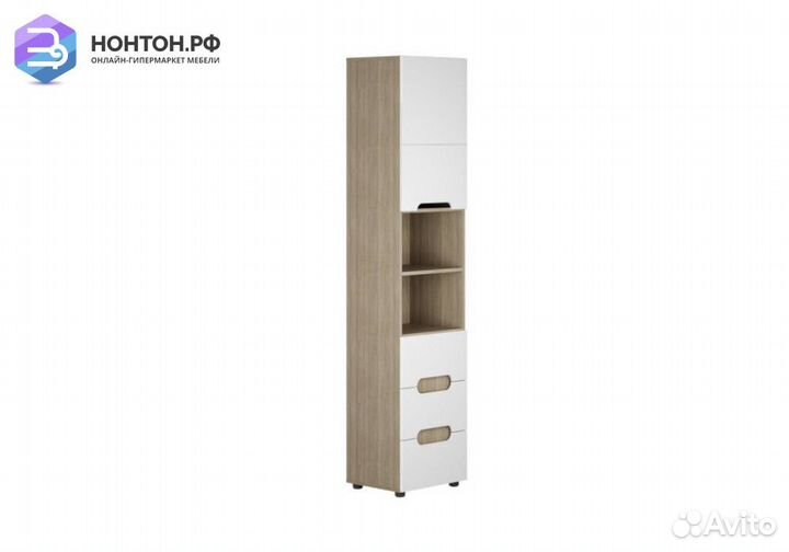 Стеллаж комбинированный Палермо-3 Юниор ясень шимо