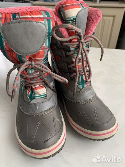 Сапоги демисезонные для девочки 35